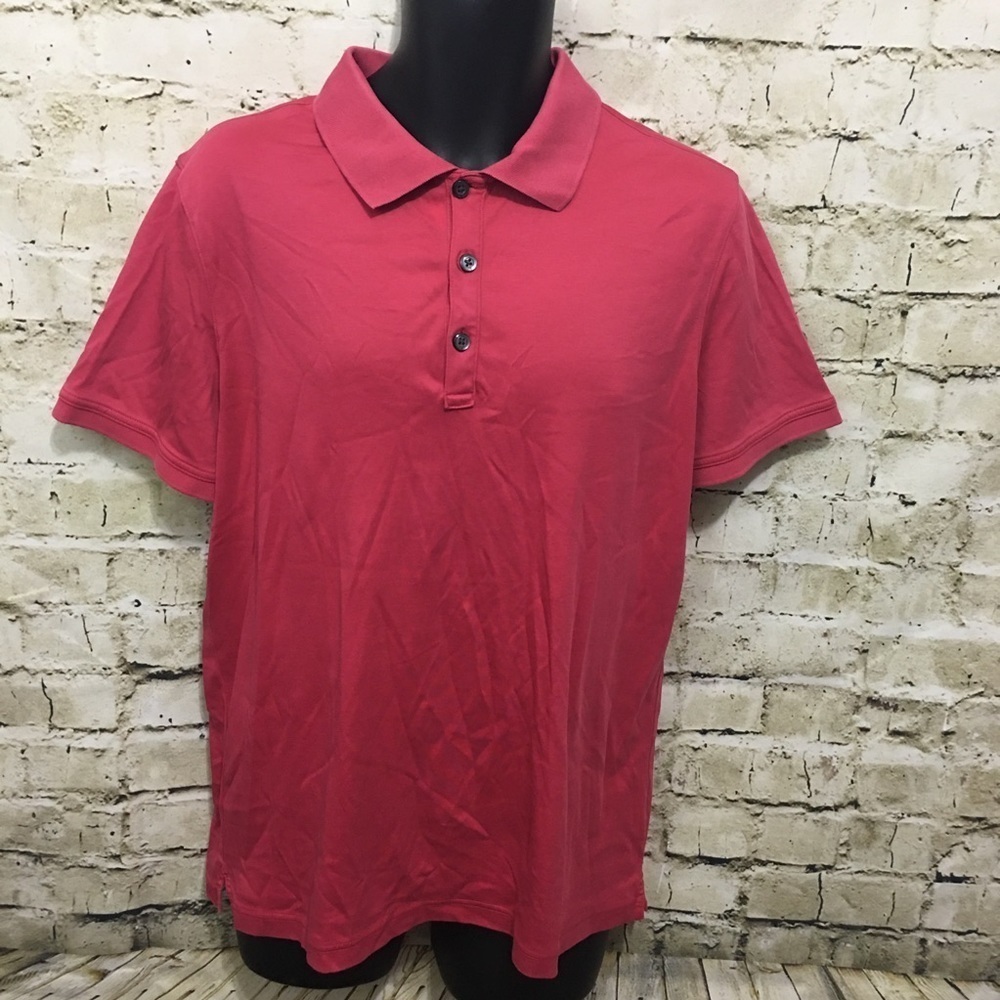 Banana Republic Pink Rose Cotton Polo Shirt